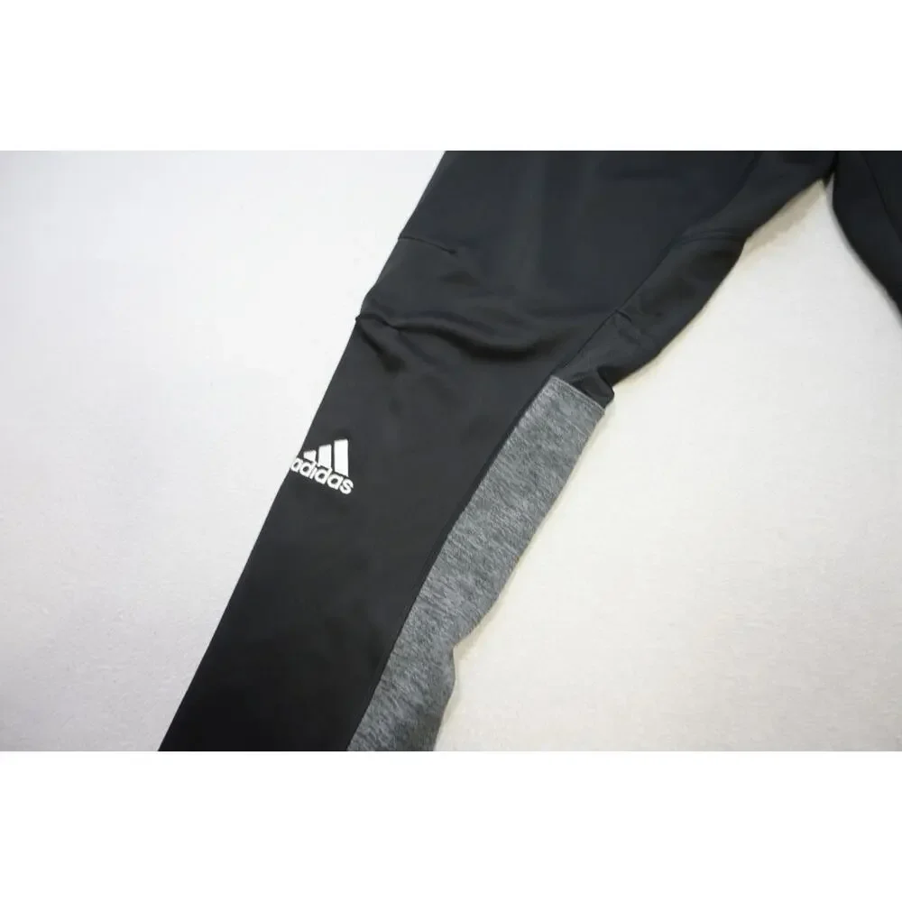 Adidas Sweat‎ Pants Slim Athletic Hawks Tear Away Black Mens Sz XL x 34